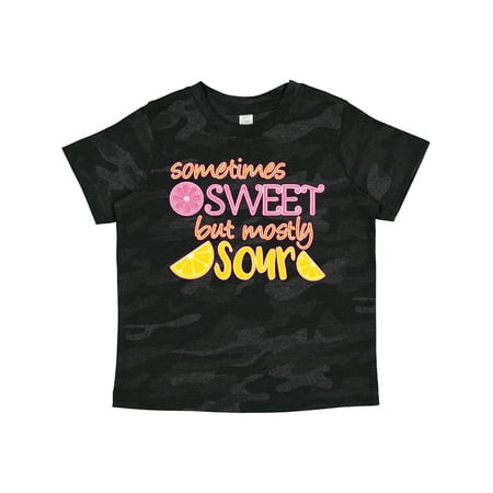 

Inktastic Sometimes Sweet but Mostly Sour Pink and Yellow Lemons Gift Toddler Boy or Toddler Girl T-Shirt