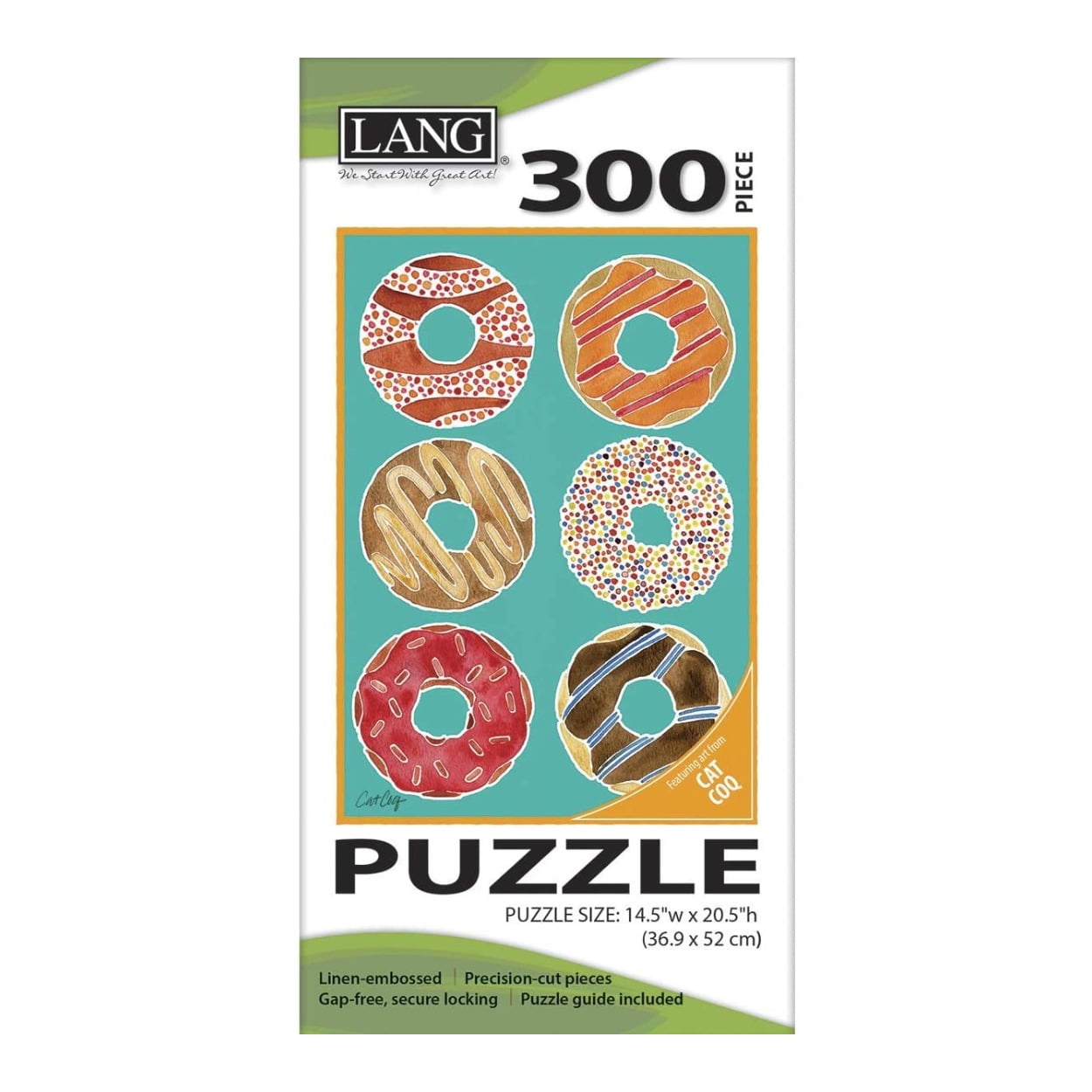 LANG ART BRAND NEW DONUTS 300 PIECE JIGSAW PUZZLE 5040119 