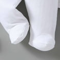 thumbnail image 6 of CAUYDY Preemie Girls Outfits Baby Boys Layette Set 8Pcs Fall Winter Cotton Sleepwear Newborn Clothing Picture Outfit for Unisex Infant Sizes 6-9 Months,White, 6 of 8