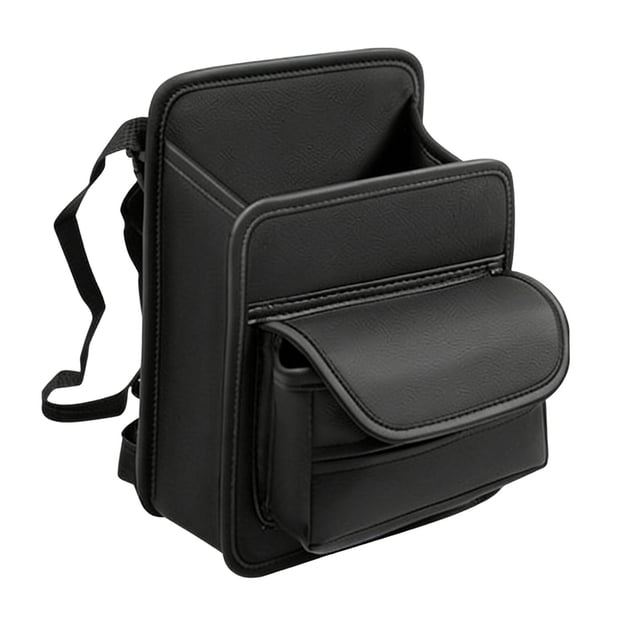 Organizador de almacenamiento para coche entre los asientos, de piel sintética, ideal para viajes por carretera, bolsa de almacenamiento para