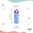 thumbnail image 5 of Zak Designs US Soccer 25oz Durable Plastic Jubilation Water Bottle with Handle, Blue, 5 of 7