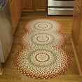thumbnail image 2 of Park Designs Red Mill Village Braided Rug Runner 30" x 72'', 2 of 5