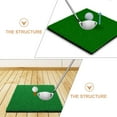 thumbnail image 2 of LEORX Golfs Grass Mat Dark Green Practice Tool for Beginners and Professional Golfers, 2 of 8