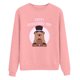 thumbnail image 1 of Gibobby Sudadera Mujer Moda sudadera de – Sudadera del día de la Sudadera cómoda para mujer para de la (Rosa, XXL), 1 of 4