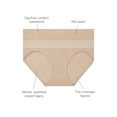 thumbnail image 4 of Warners Blissful Benefits Dig-Free Seamless Hipster 3-Pack RU7323W, 4 of 5