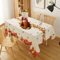 thumbnail image 2 of Rectangle Thanksgiving Tablecloth - Waterproof and Washable Tablecloth Fall Themed Table Cover for Holiday Dinner Party Decoration, 60 x 84 inch, 2 of 6