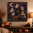 thumbnail image 3 of Halloween Cute Ghost Crow 3D Pearl Diamond Painting Kit, DIY Special Shape Diamond Art, Spooky Ghost Canvas Craft for Halloween Wall Decor 25x25cm, 3 of 4