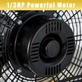 thumbnail image 3 of HiCFM 13000 CFM Ventilador de tambor de piso de barril de alta velocidad y servicio pesado de 30 pulgadas con potente motor de 1/3 HP, cable de 9 pies, ruedas sólidas de 5 pulgadas para talleres, gara, 3 of 5