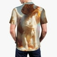 thumbnail image 6 of Salouo Rainbow English Cocker Spaniel for Men's Short Sleeve Polo Shirts,Polo Shirts for Men Performance Short Sleeve Golf Shirt Athletic Casual Collared T-Shirt-XX-Large, 6 of 8