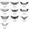 thumbnail image 3 of Colorful10-Pack Halloween Temporary Tattoo Stickers Masquerade Prank Party Makeup PropsColorful, 3 of 5