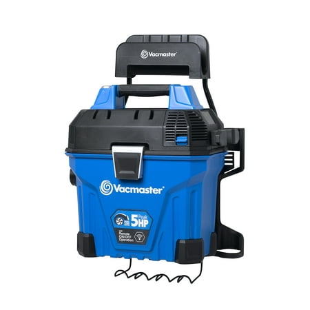 Vacmaster 5 Gallon, Wall-Mount Wet / Dry Vacuum with Remote Control Operation,
