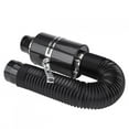 thumbnail image 3 of Filtro de aire universal para automóvil, Kit de manguera inducción de admisión cerrada con alimentación de filtro de aire frío de fibra de carbono de 3 "para automóvil Ecomeon no, 3 of 5