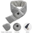 thumbnail image 3 of FLhrweasw Bufanda Térmica Eléctrica Con Carga USB 3 Niveles Calefacción para Hombres Y Mujeres (gris Claro), 3 of 9