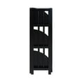 thumbnail image 4 of 38.75" Folding 4 Tier Corner Shelf Black", 4 of 7