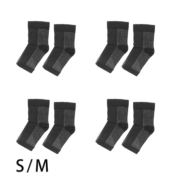 AUQ Soccer Socks,Comfortable Breathable Youth Soccer Socks,Flexible Supportive Soccer Shin Guards,Black,S