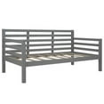 thumbnail image 3 of Wooden Daybed Frame Twin Size, Full Wooden Slats Support, Dual-use Sturdy Sofa Bed for Bedroom Living Room (Gray), 3 of 5