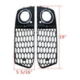 thumbnail image 5 of Astra Depot Left Right RS4 Style Fog Light Grill Cover Honeycomb Mesh w/ Chrome Trim for Audi A4 B8 2008-2012 (Standard Bumper Only), 5 of 8