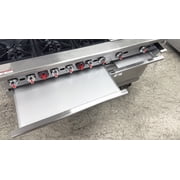 60-Inch Commercial Gas Range with 6 Burners, Flat Griddle, and Double Standard Ovens – Stainless Steel, NSF