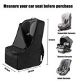thumbnail image 2 of Car Seat Travel Backpack Bag, Durable Car Seat Gate Check Bag Padded Carseat Cover Bag for Airplane Travel, Infant Car Seat with Padded Shoulder Strap, Black, 2 of 6