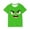 Green, variant on Boys Lovely Expression Print Short Sleeve T-Shirt Solid Color, Loose Comfortable Graphic Tee for Summer, for 3-10 Years