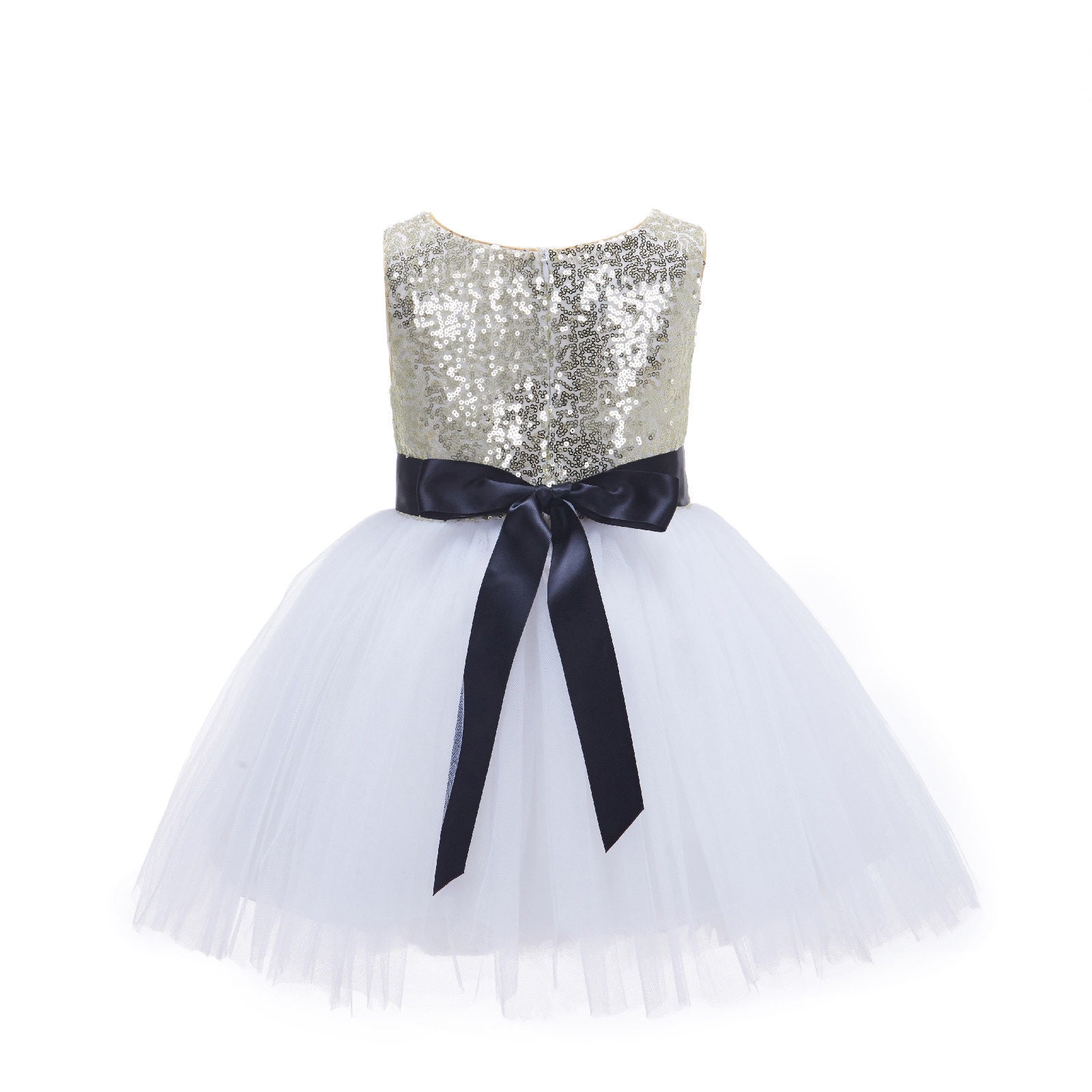 Ekidsbridal Ekidsbridal Wedding Pageant Glitter Sequin Tulle Flower Girl Dress Toddler Junior