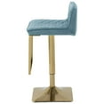 thumbnail image 6 of CLEARANCE! SUPERJARE Bar Stools&nbsp; - Swivel Barstool Chairs with Back, Modern Pub Kitchen Counter Height，velvet, 6 of 10