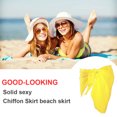 thumbnail image 4 of Eigraketly Sarong Coverups Traje de baño Wrap Traje de baño Protección solar Ropa de gasa con corbata abierta ajustable Traje de baño para Traje de baño amarillo Eigraketly OD017123-06, 4 of 6