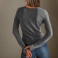 thumbnail image 4 of DAFPZW Basic Going Out Crop Tops for Women Fall Long Sleeve Slim Fit Crew Neck Casual Solid Color Streetwear T Shirts, 4 of 7