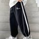 thumbnail image 2 of Odeerbi 5-15 Años Niños Pantalones de Chándal de Algodón Workout Athletic Sports Jogger Pantalones Color Sólido Elastic Waist Joggers, 2 of 5