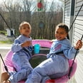 thumbnail image 6 of PRINIC 43" Saucer Tree Swing for Kids, Waterproof Flying Saucer Swing for indoor/playground Textilene fabric seat & Stainless steel frame, 6 of 11