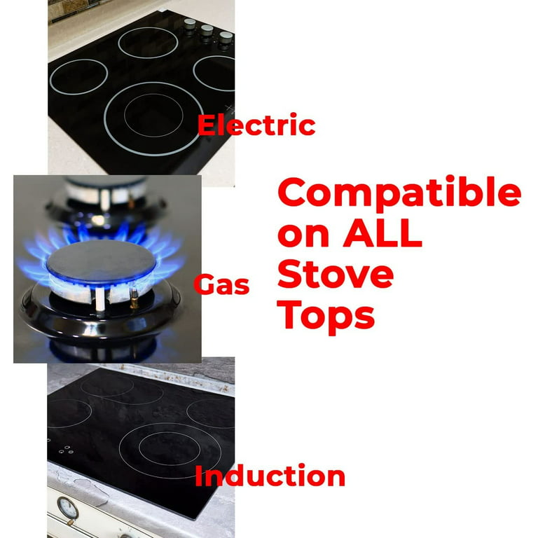 Stove Top Griddle Grill Stainless Steel for Gas Electric Induction