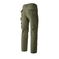 thumbnail image 6 of TOMVIGX Mens Work Pants Waterproof Ripstop Relaxed Fit Hiking Pants Stretch Elastic Waist Lightweight Cargo Jeans Baggy Hunting Army Green Pants with Pockets 5XL, 6 of 8