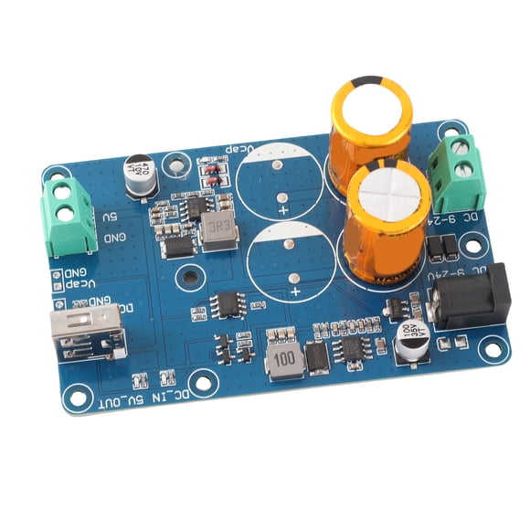 Super Capacitor UPS Uninterruptible Emergency Power Supply for RPI 10-60S Power Down Endurance Data Save DC9 - 24V Input DC5V3A Output