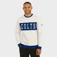 thumbnail image 4 of Men's Darius Rucker Collection by Fanatics  Cream Indianapolis Colts Colorblock Pullover Sweatshirt, 4 of 6