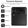 thumbnail image 2 of Designed for Galaxy Z Flip 3 Camera Lens Protector   3 Sets Tempered Glass Camera Protector for  Galaxy Z Flip3 5G 2021  Clear, 2 of 6