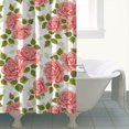 thumbnail image 5 of Waterproof Pioneer Shower Curtain 84x72 Inch Polyester Unique Colorful Floral Shower Curtain for Bathroom Hotel Home Decor with 12 Plastic Hooks, 5 of 5