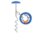 thumbnail image 3 of Petfamily Dog Stake and Tie Out Cable, Small to Medium Dog, Blue, 25FT / 60LBS, 3 of 11