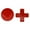 Red, variant on Easy to Install Game Controller Component ABS Button Round Key Lovely Round Keycap Button Gaming Accessories