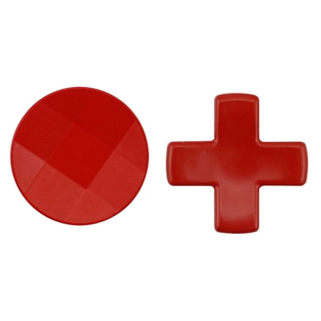 Drrntien ABS Button Round Cross Key Sensitivity Gaming Controller Accessory Achieve Greater Control & Accuracy Gaming Spare Part