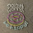 thumbnail image 4 of Craftnamesign Donut Worry Be Happy Neon Sign, Donut Shop LED Sign, Bakery Decor, 4 of 4