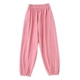thumbnail image 4 of Girls Pants Kids Lined Pants Winter Warm Thermal Joggers Girls Boys Thickened Trousers Soft Fabric for Cold Weather Outdoor Activities, 4 of 4