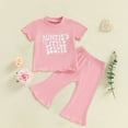 thumbnail image 2 of Toddler Girl Clothes Summer Girls Clothing Sets Girl Stuff T-shirt Shorts 2pcs Sets Gifts… Girls Summer Set 1-4 Years,6-12 Months, 2 of 3