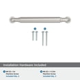 thumbnail image 4 of Amerock Coble 5-1/16 inch (128mm) Center-to-Center Satin Nickel Cabinet Pull, 4 of 6