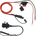 thumbnail image 3 of SAE to USB Adapter 5V/2.1A Professional Motorcycle USB Charger with Extension Cable Quick Charge Motorcycle Phone Charger with Waterproof Cover for Motorcycle Charging, 3 of 11