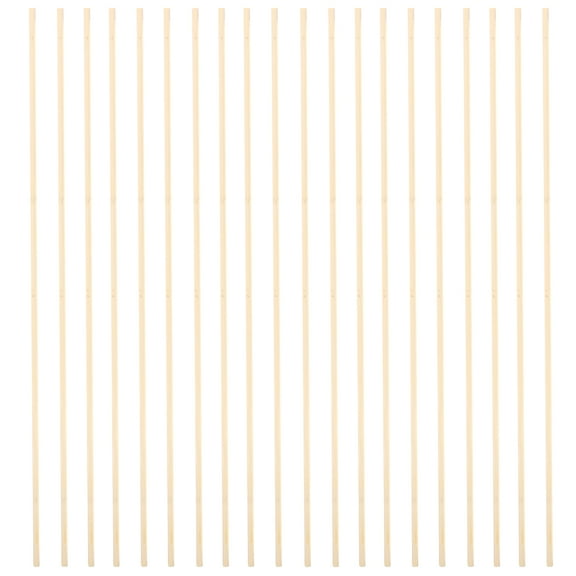 FENGGUIQU 20pcs Wooden Flower Support Stakes in Khaki - Garden Plant Stakes for Homeowners and Gardeners