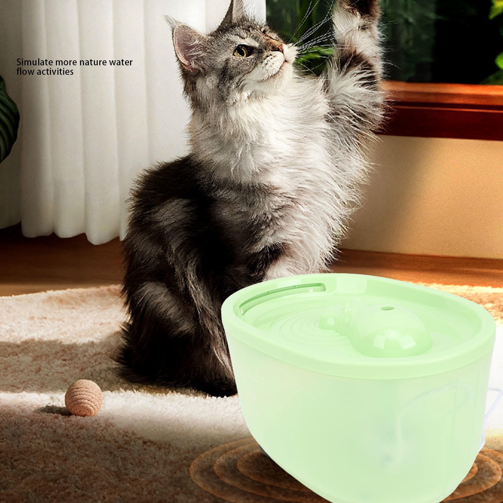 BOKYAN Smart Quiet Pet Water Fountain – Large Capacity, Automatic Circulation & Filtration for Cats & Dogs