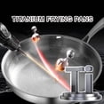 thumbnail image 5 of Titanium Fry Pan Non Stick Frying Pans with Lids Induction Compatible Egg Frying Pan for Ease of Cleaning Titanium Cooking PanTitanium,11 inch, 5 of 8