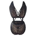 thumbnail image 1 of Gibobby Conjunto de lencería Sexy Mujeres Sexy Malla de Encaje Floral Bordado Liga ligada Lencería Ropa Interior Conjuntos de lencería Sexy(Negro, M), 1 of 4