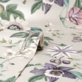 thumbnail image 2 of Fine Décor Sierra Silver Floral Wallpaper, 20.5-in by 33-ft, 56.38 sq. ft., 2 of 4
