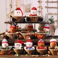 thumbnail image 3 of Labymos Panier de Rangement de Noël Boîte à Bonbons Panier de Rangement Support Décorations de Noël Cadeaux Fournitures de Noël, 3 of 8